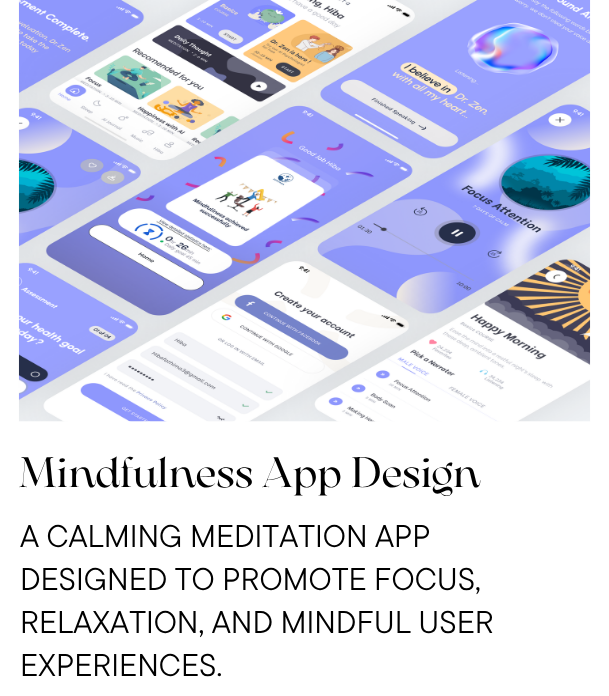 Mindfulness App Design